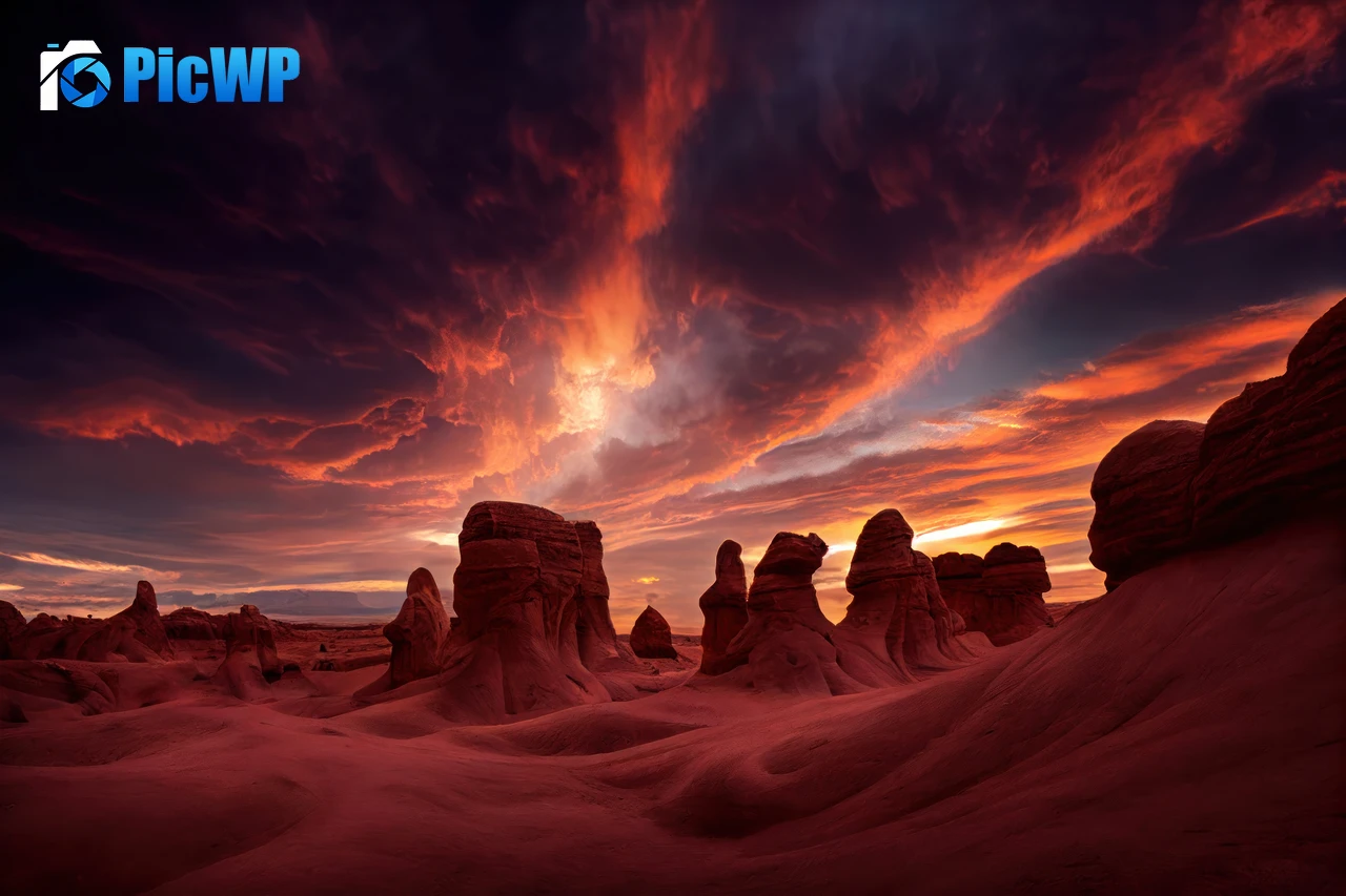 Sunset Afterglow 8K PC Wallpaper