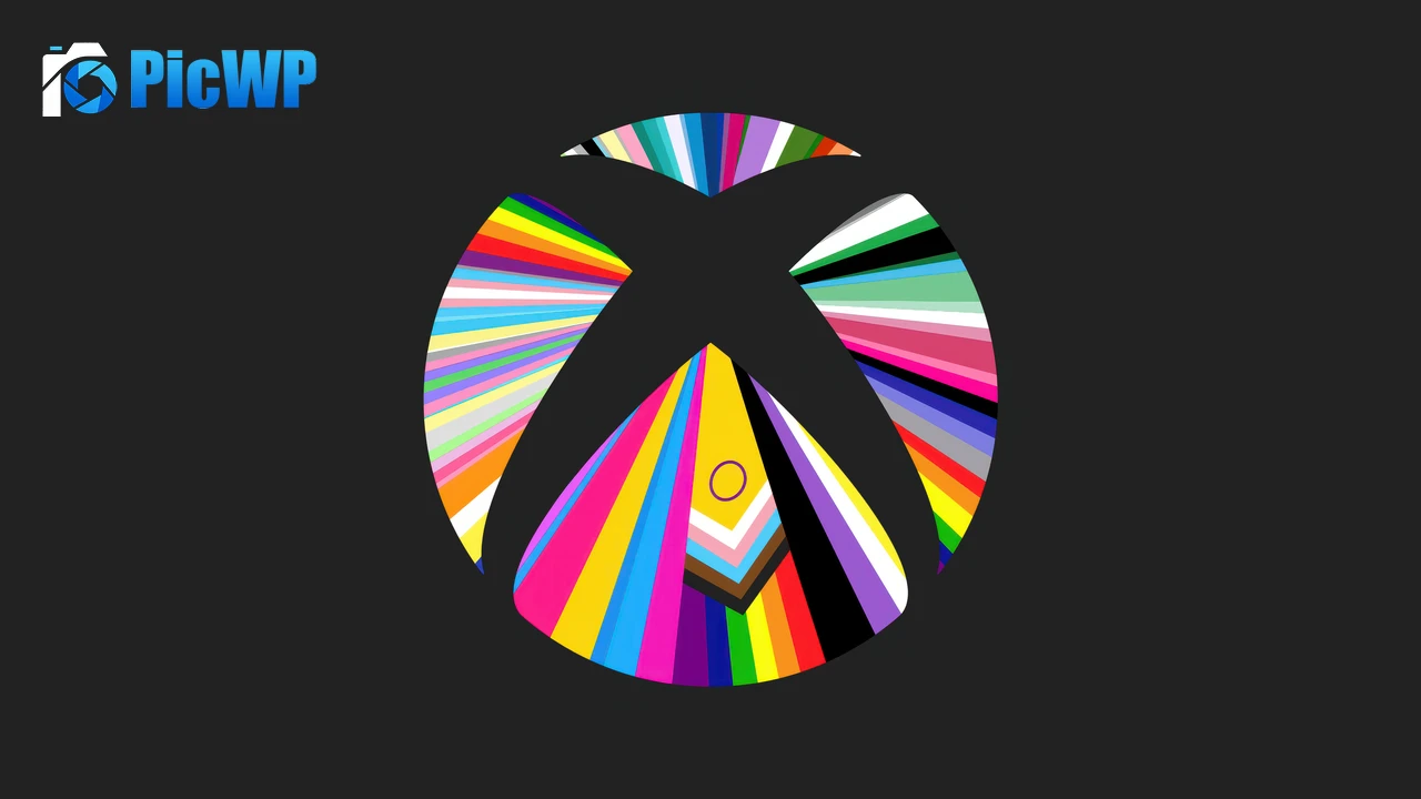 Pride Xbox logo 6K PC Wallpaper
