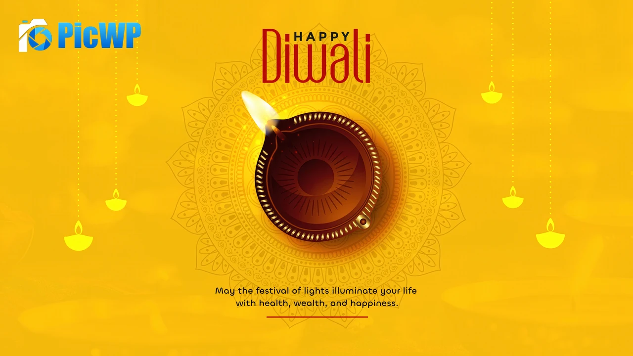 Happy Diwali Hindu festival 6K PC Wallpaper