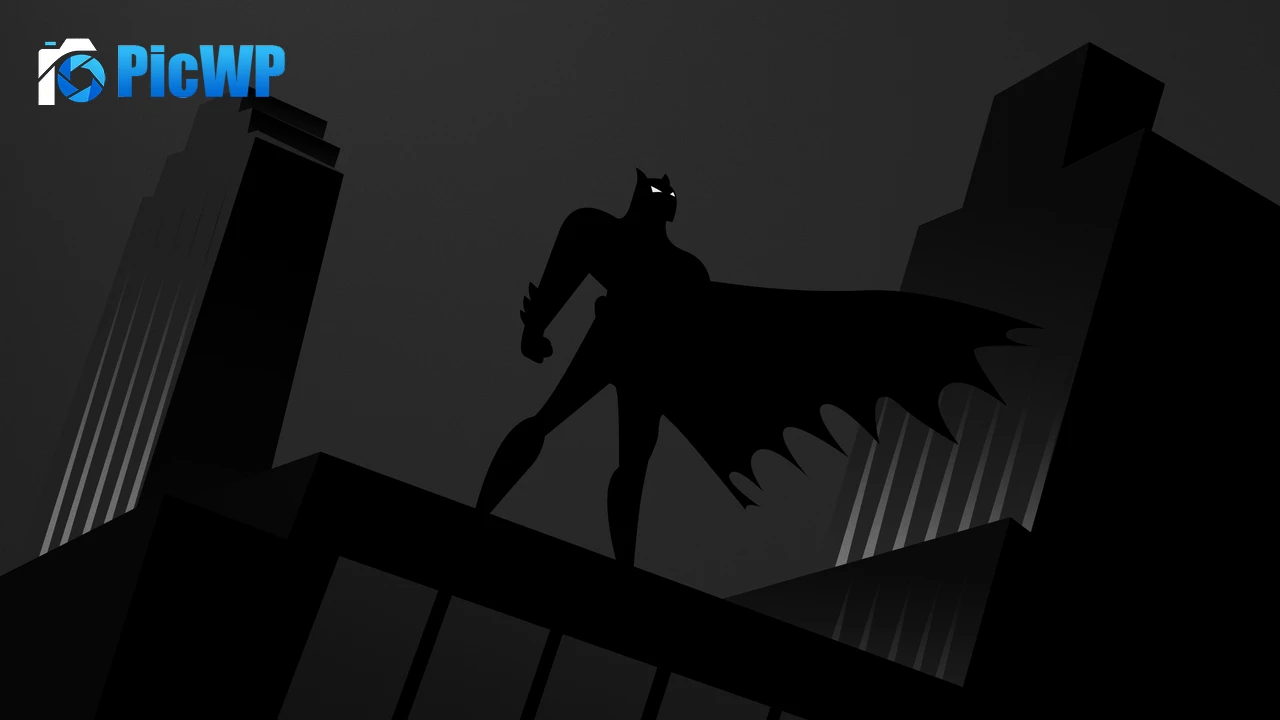 Batman Monochrome 6K PC Wallpaper