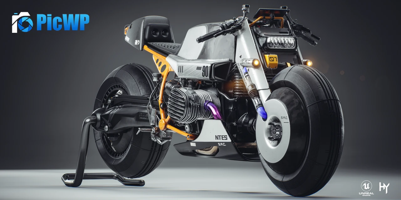 Electric bikes Futuristic 6K PC Wallpaper