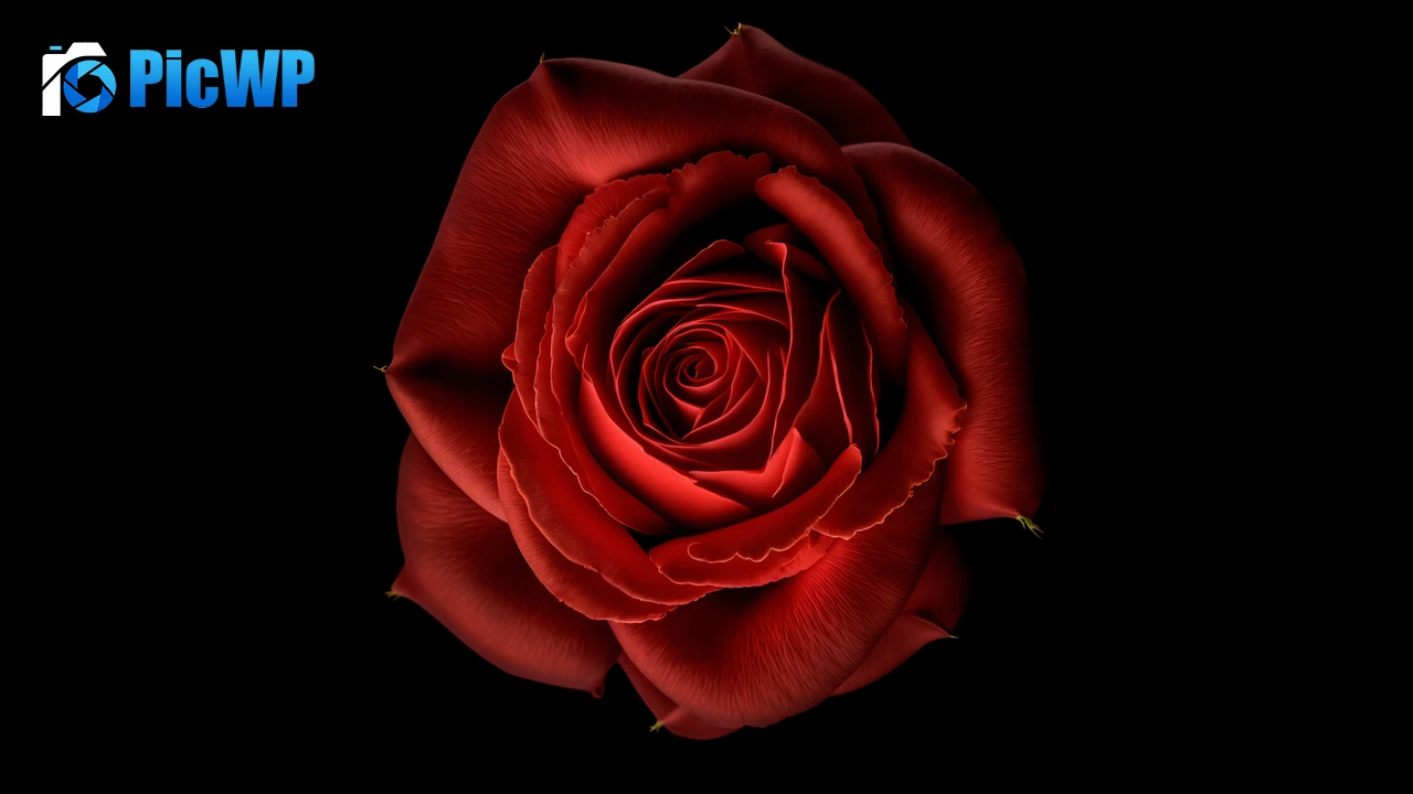 Red Rose Red flower 8K PC Wallpaper