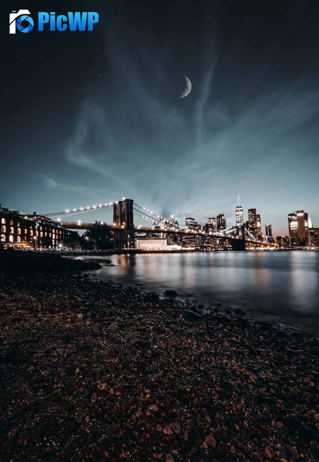Brooklyn Bridge New York City 6K Mobile Wallpaper