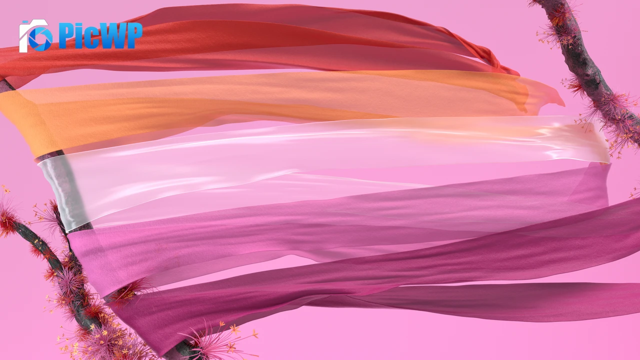 Microsoft Pride Pink aesthetic 5K PC Wallpaper