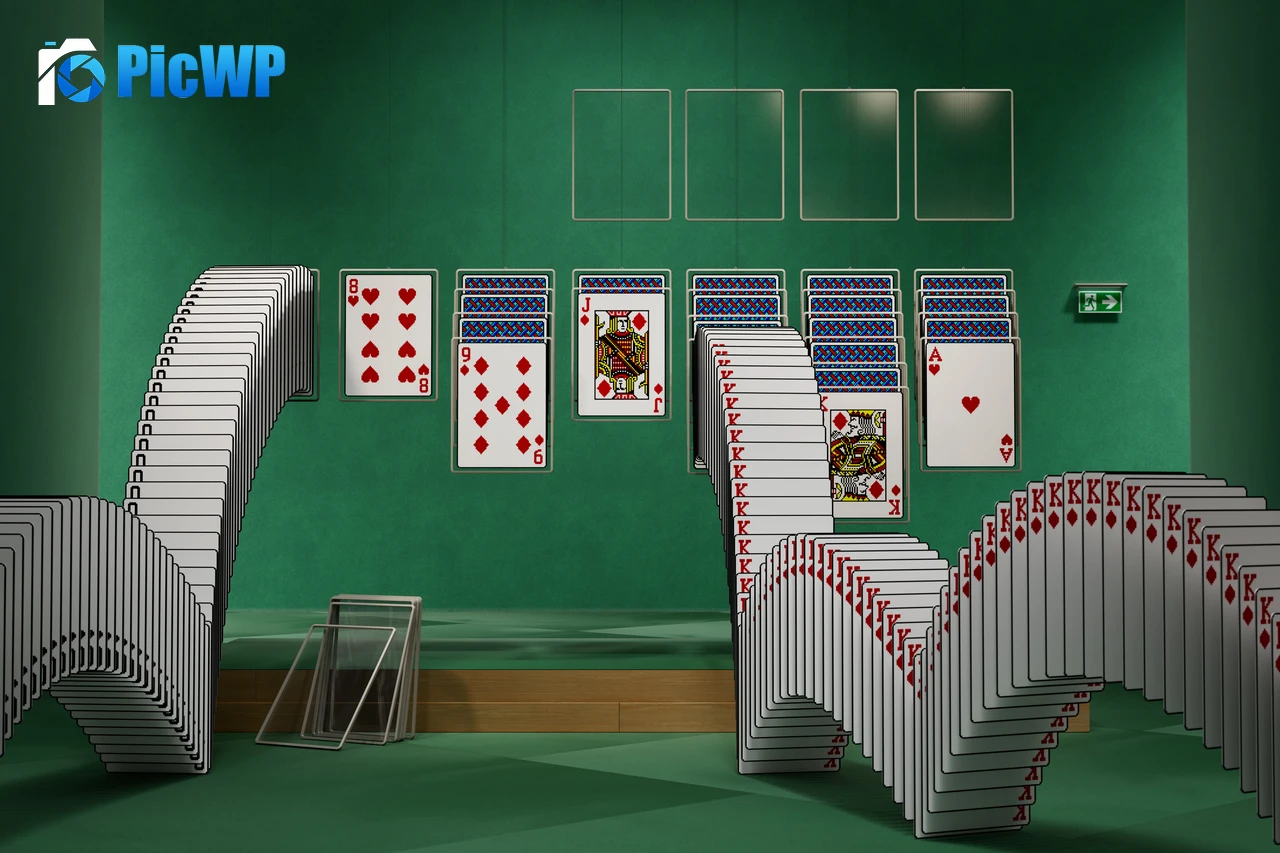 Microsoft Design Solitaire 5K PC Wallpaper