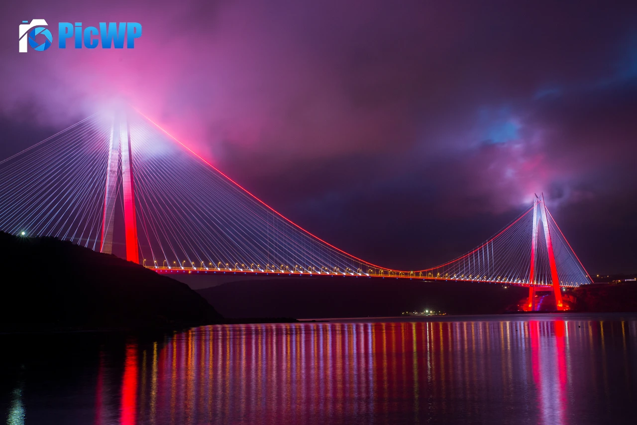 Yavuz Sultan Selim Bridge Istanbul 6K PC Wallpaper