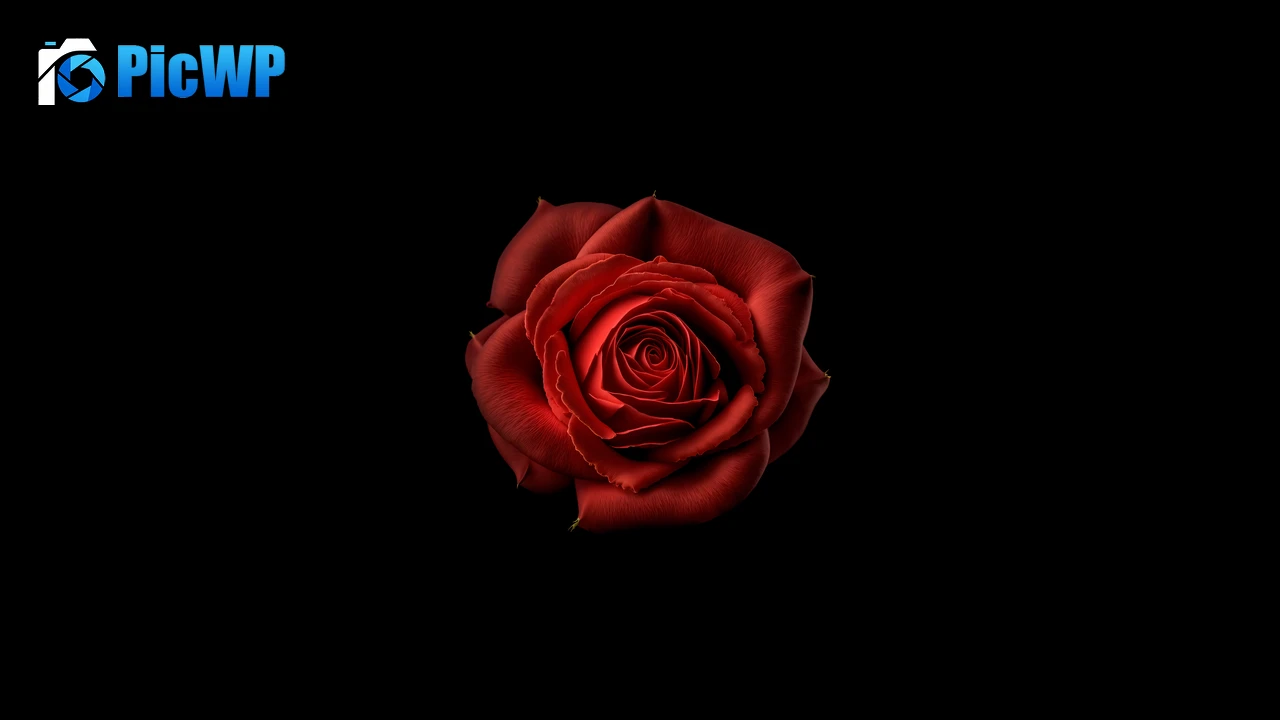 Red flower Red Rose 8K PC Wallpaper