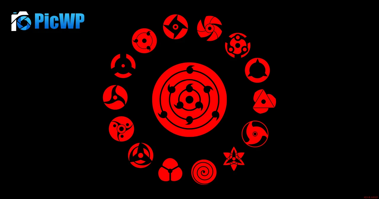 Sharingan Naruto 9K PC Wallpaper