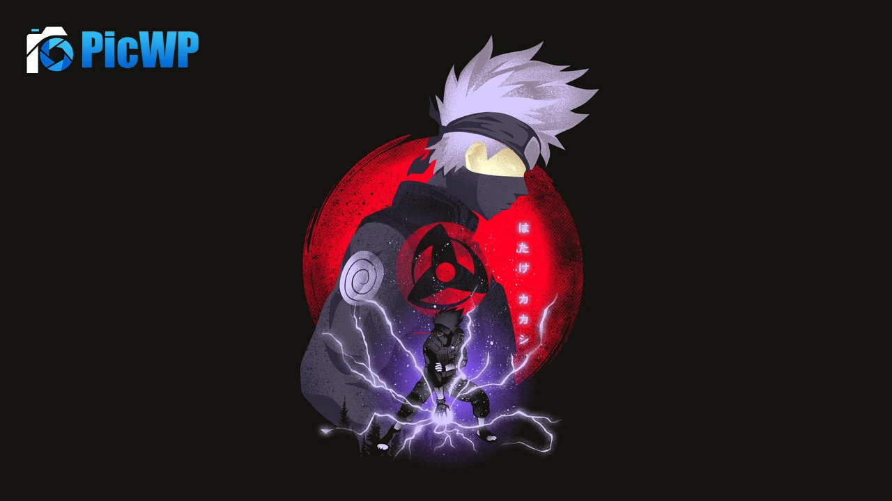 Kakashi Hatake Sharingan 6K PC Wallpaper