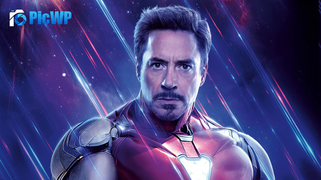 Robert Downey Jr as Iron Man in Avengers: Endgame 8K PC Wallpaper