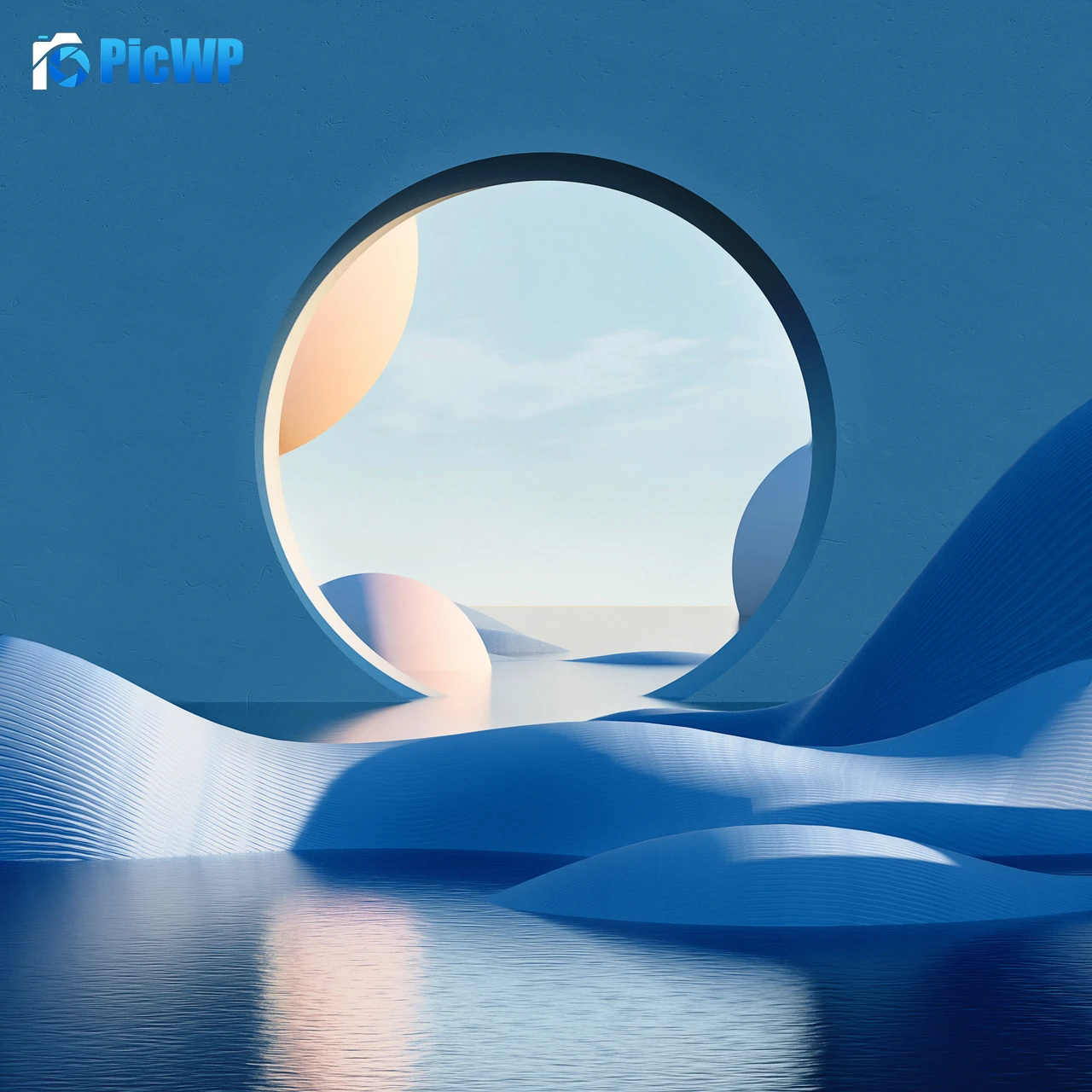 Abstract background Aesthetic 4K Fold Wallpaper