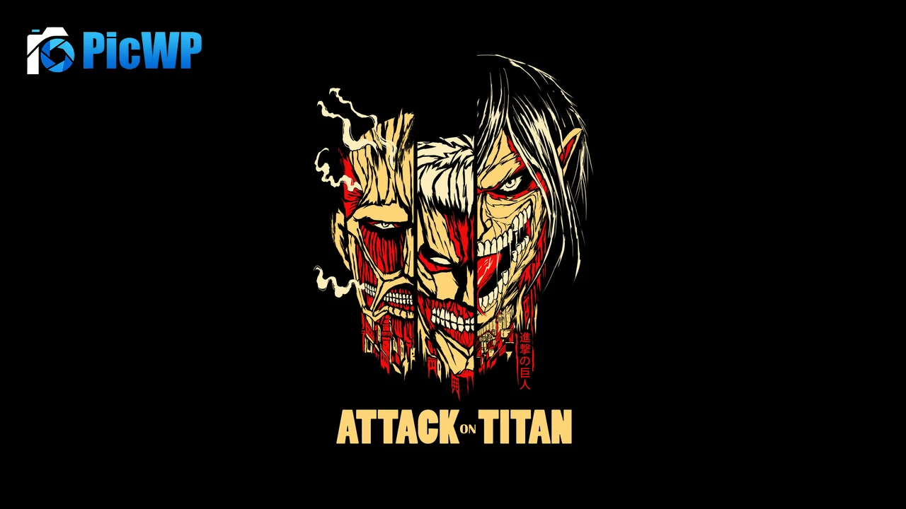 Attack on Titan AMOLED 6K PC Wallpaper