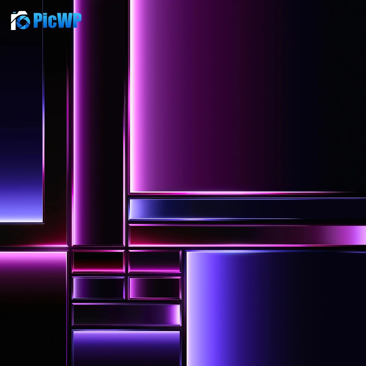 Purple aesthetic Grid 7K Fold Wallpaper