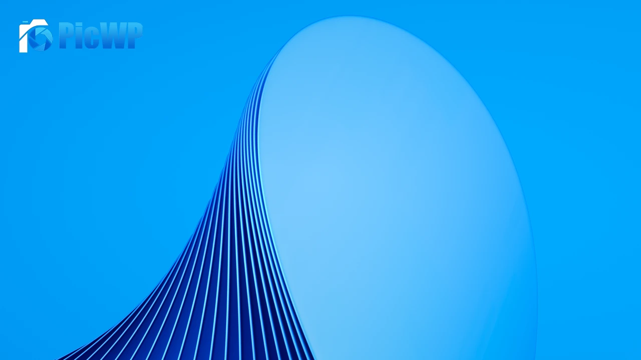3D background Blue background 5K PC Wallpaper