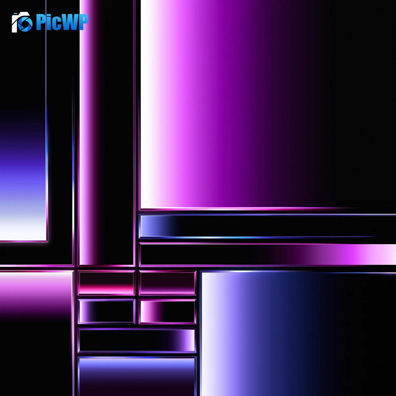 Grid Magenta background 7K Fold Wallpaper
