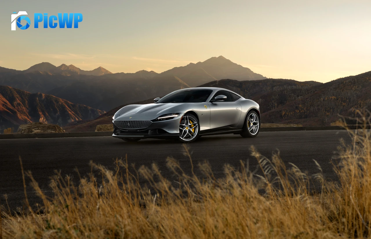 Ferrari Roma 8K PC Wallpaper