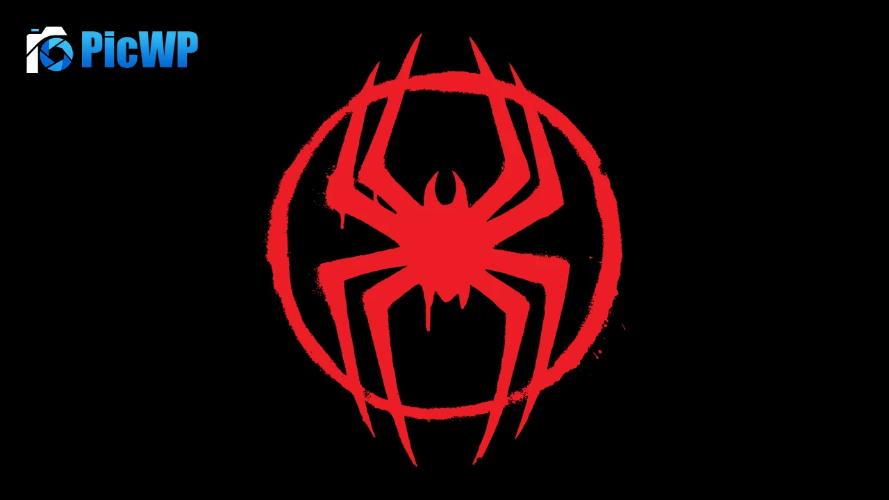 Spider-Man: Across the Spider-Verse Logo 8K PC Wallpaper