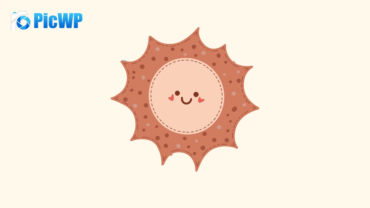 Kawaii smiley Kawaii face 6K PC Wallpaper