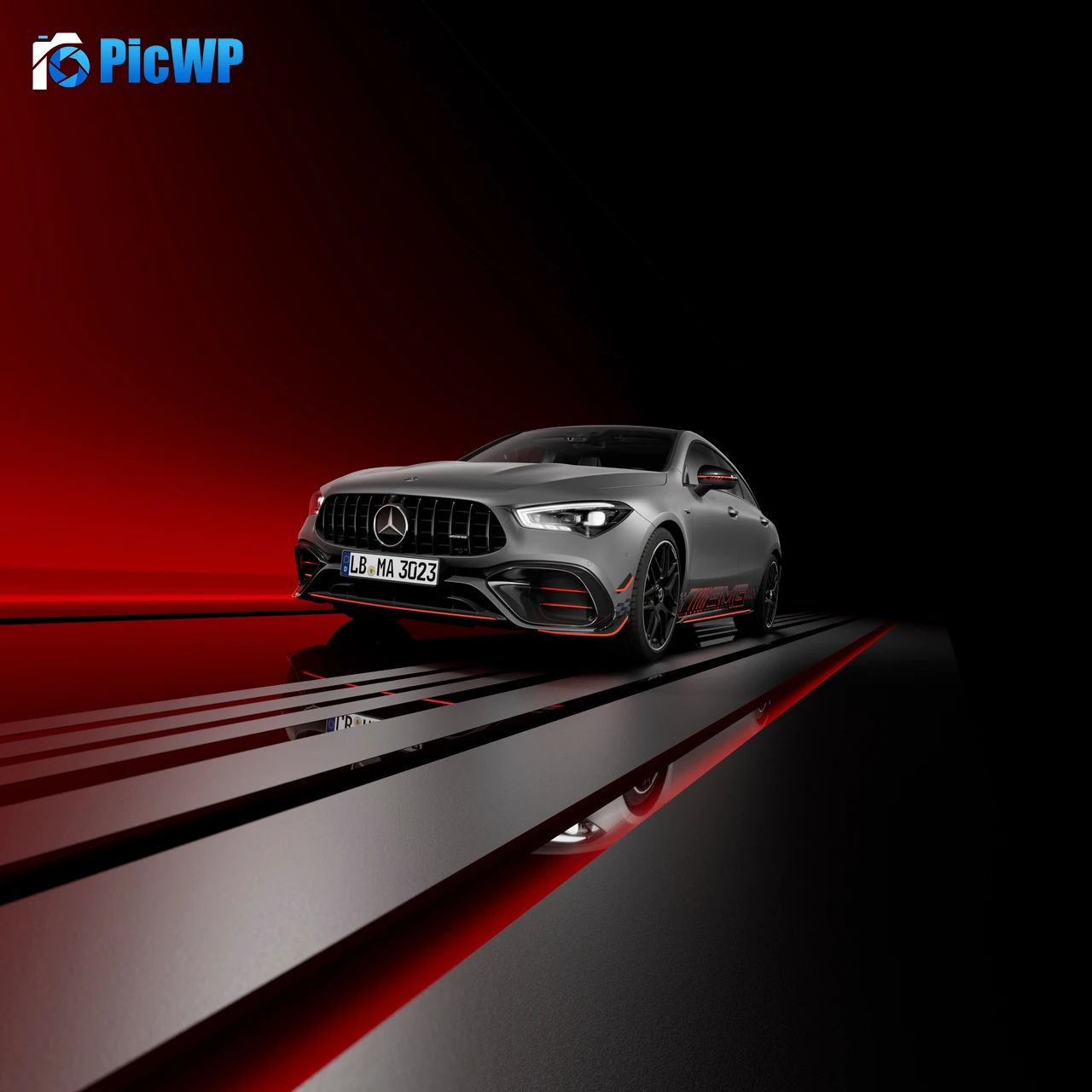 Mercedes-AMG CLA 45 S 4MATIC+ Shooting brake 6K Fold Wallpaper