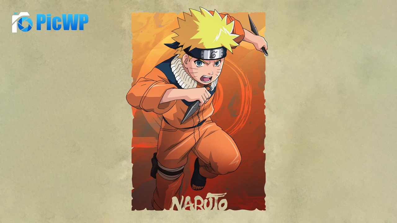 Naruto Uzumaki Poster 6K PC Wallpaper