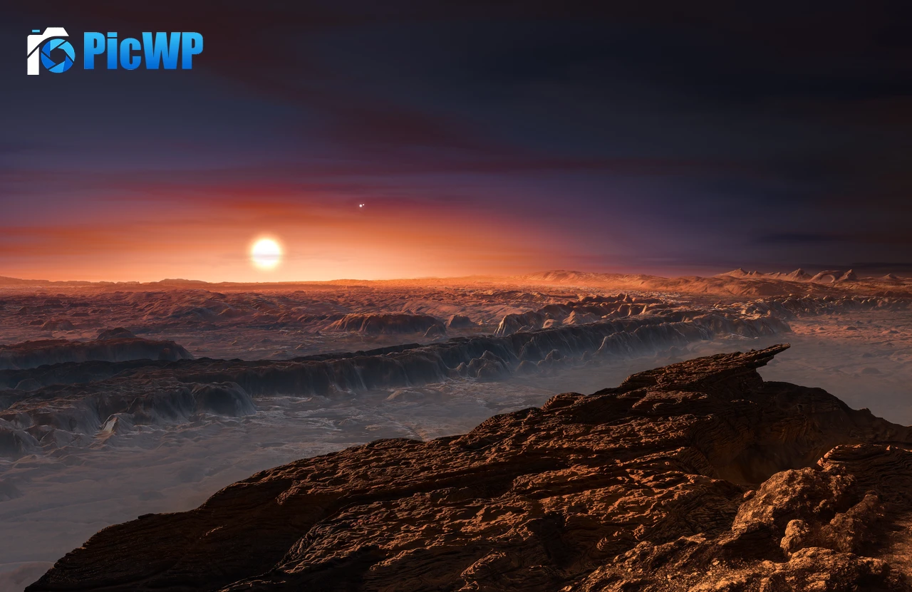 Sunset Proxima Centauri 8K PC Wallpaper
