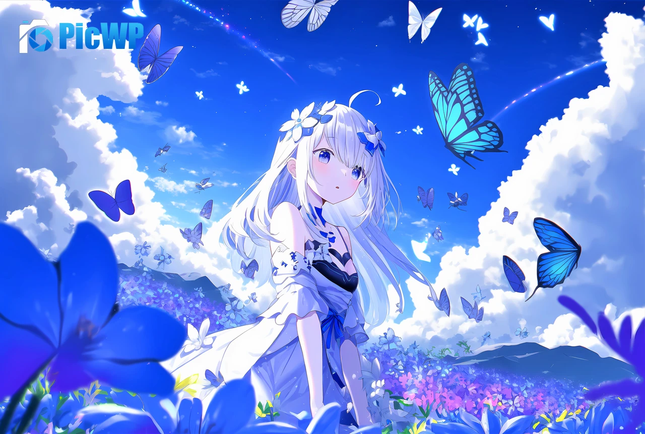 Teen Anime girl 7K PC Wallpaper