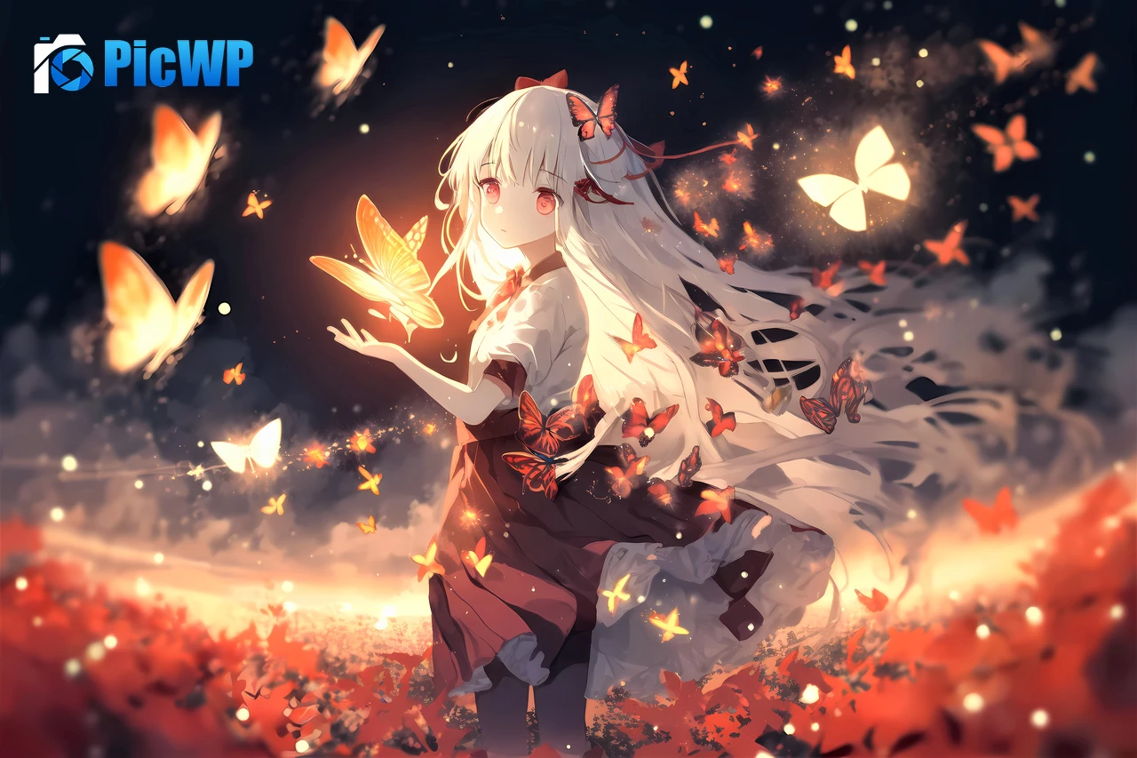 Anime girl Surreal 7K PC Wallpaper
