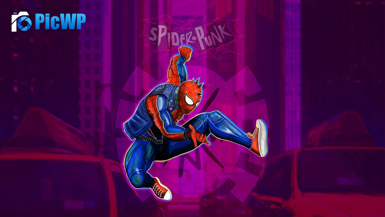 Spider-Punk Spider-Man: Across the Spider-Verse 6K PC Wallpaper