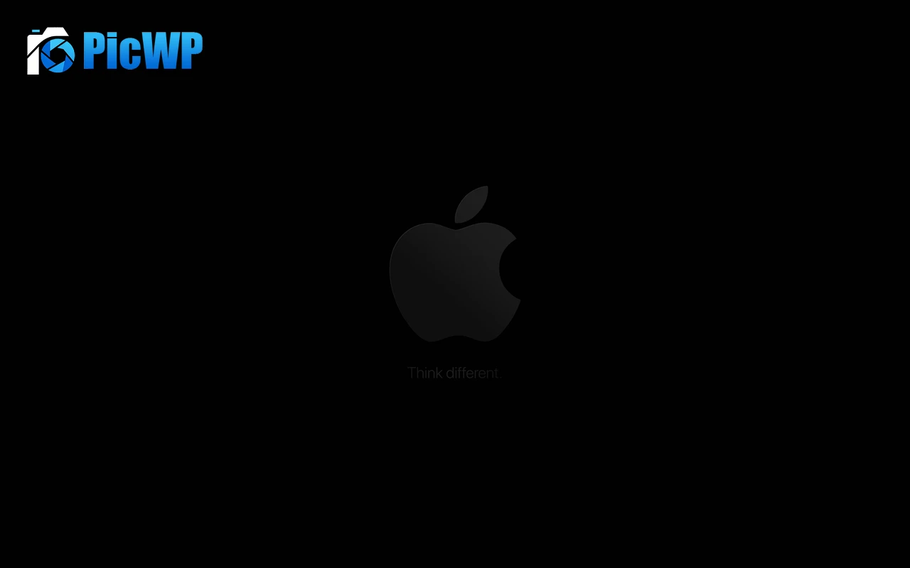 Apple logo Think different 6K PC Wallpaper