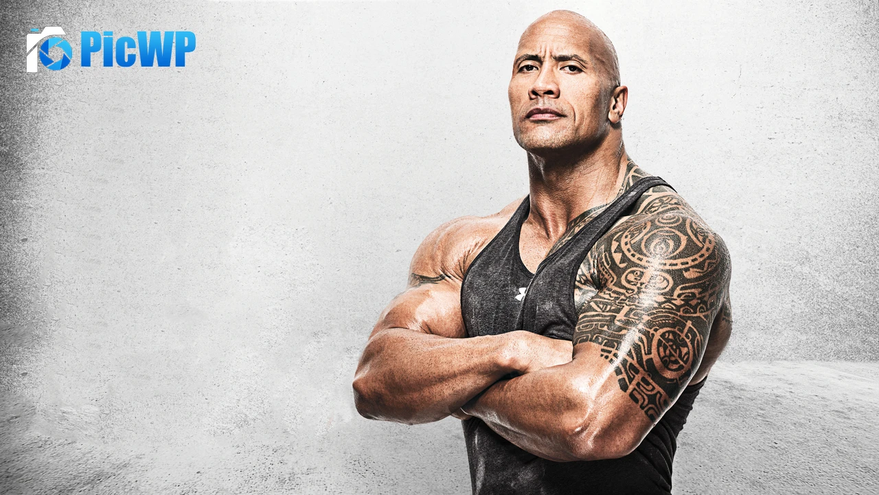 Dwayne Johnson American actor 7K PC Wallpaper