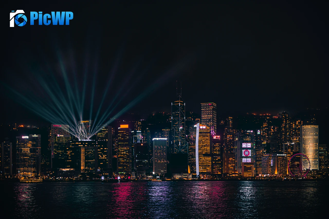 Hong Kong Night City 6K PC Wallpaper
