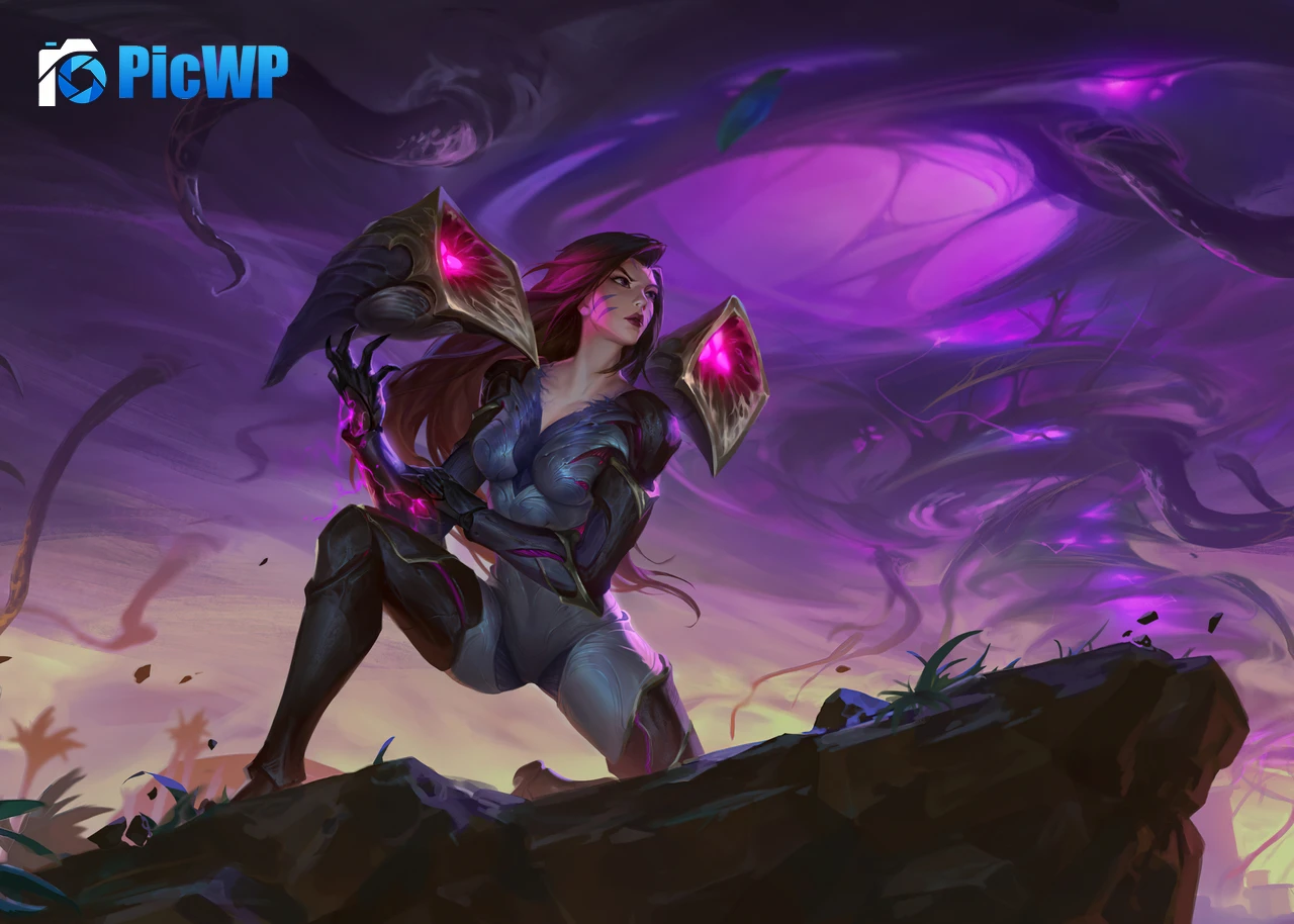 Daughter of the Void Kai'Sa 4K PC Wallpaper