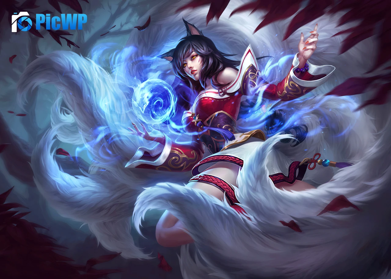 Ahri League of Legends 4K PC Wallpaper