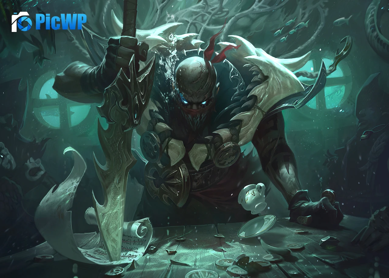 Pyke League of Legends 4K PC Wallpaper