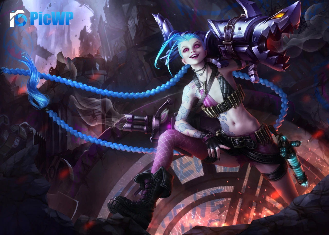 Jinx Artwork 4K PC Wallpaper