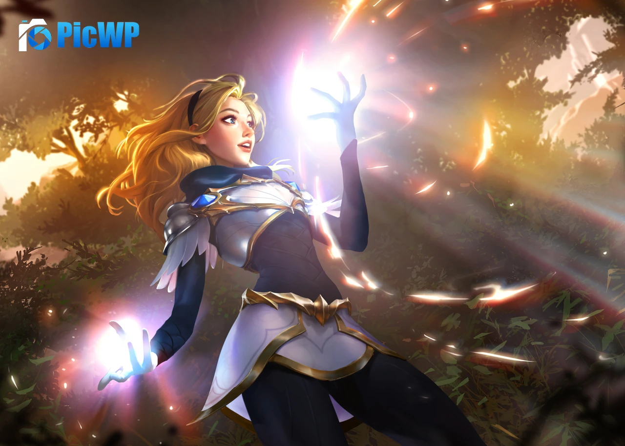 Lux the Lady of Luminosity 4K PC Wallpaper